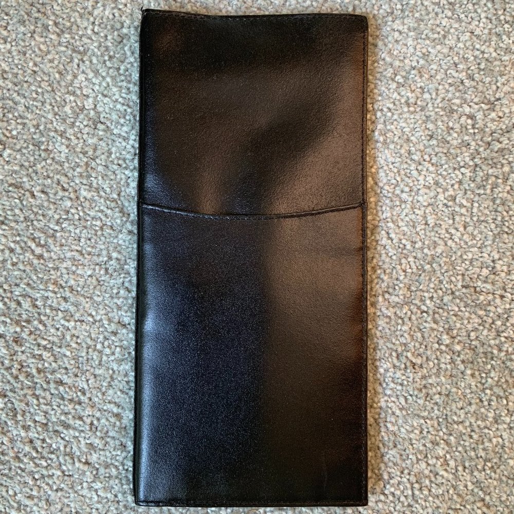 Black Long Bifold Wallet
